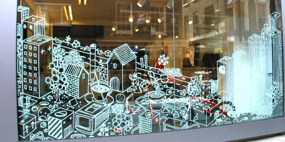 Аппликация пленкой ПВХ на стекле Аппликация пленкой ПВХ на стекле