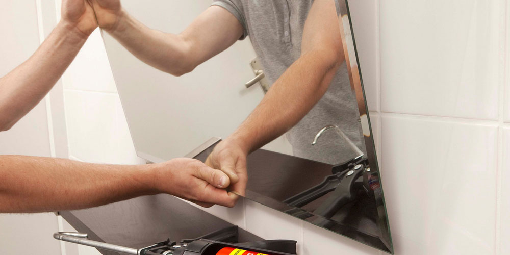 Монтаж изделий из стекла и зеркала Монтаж изделий из стекла и зеркала